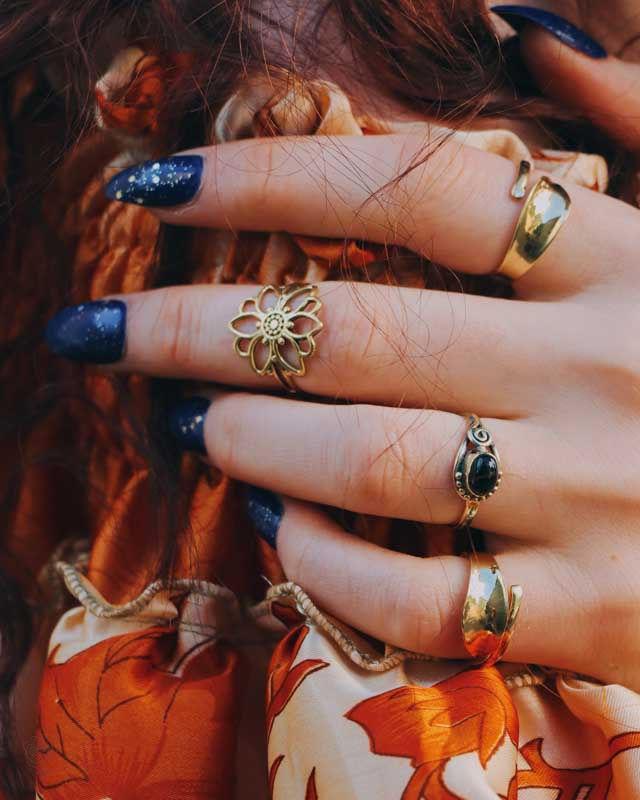 Sunflower Brass Ring 