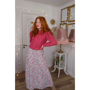 Elegant Bright Pink Vintage Jacket | M