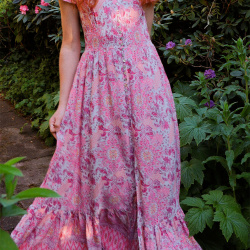 Boheme Summer Pink Dress 