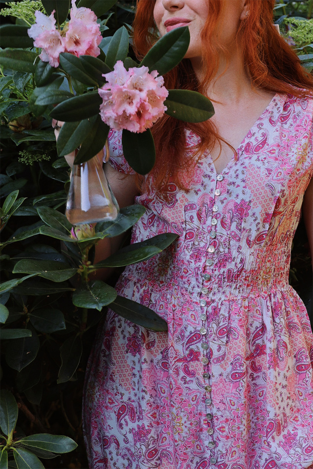 Boheme Summer Pink Dress 