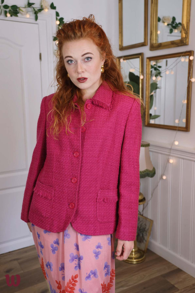 Bright Pink Vintage Jacket | M