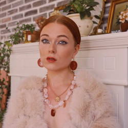 Terracotta Stone Earrings 