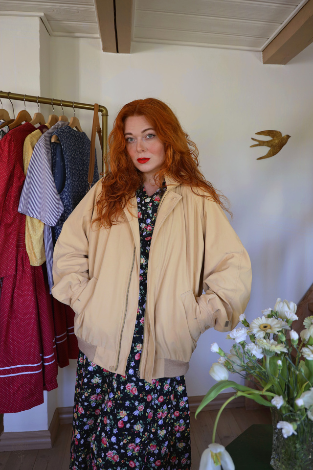 Butter Yellow Mens Vintage Jacket | XXL