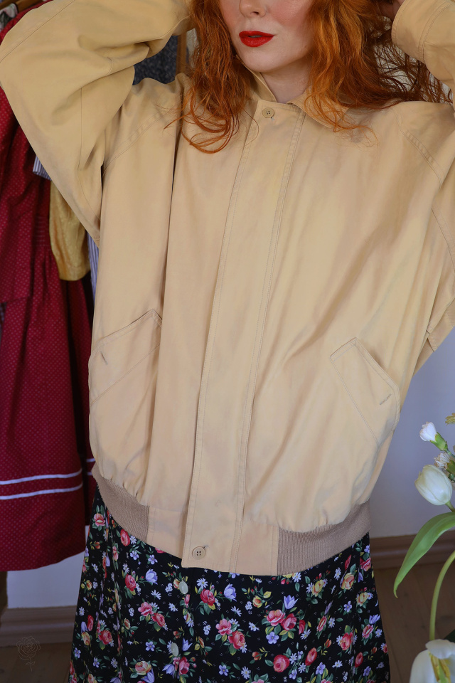 Butter Yellow Mens Vintage Jacket | XXL