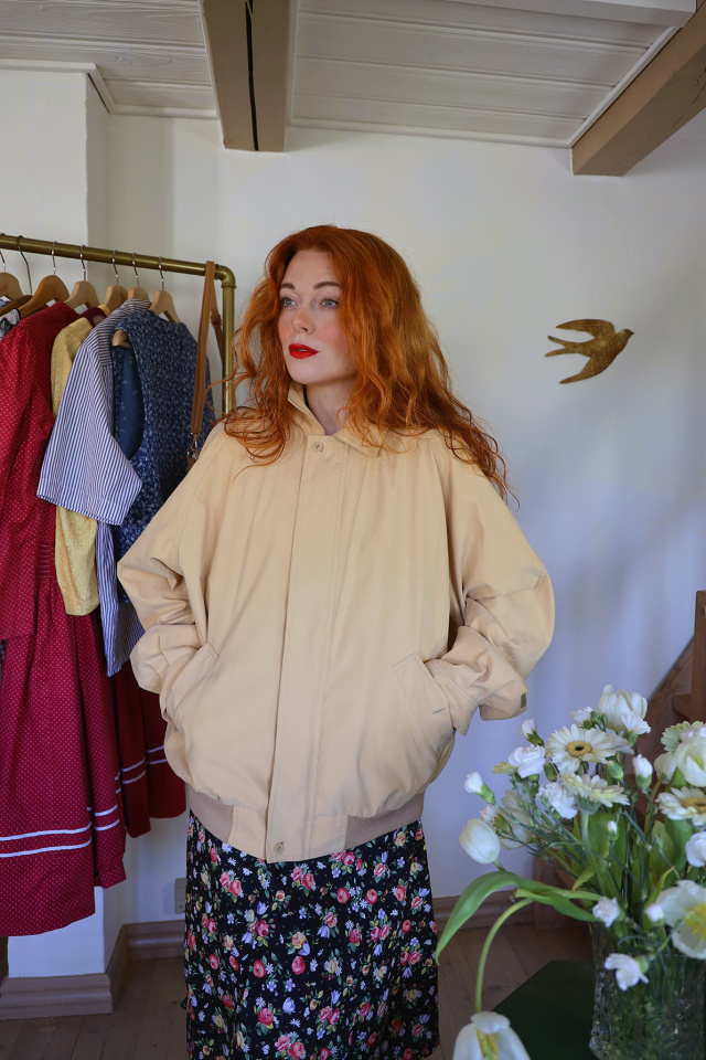 Butter Yellow Mens Vintage Jacket | XXL