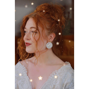 Silver Calendula Earrings | Desperate Jewlery