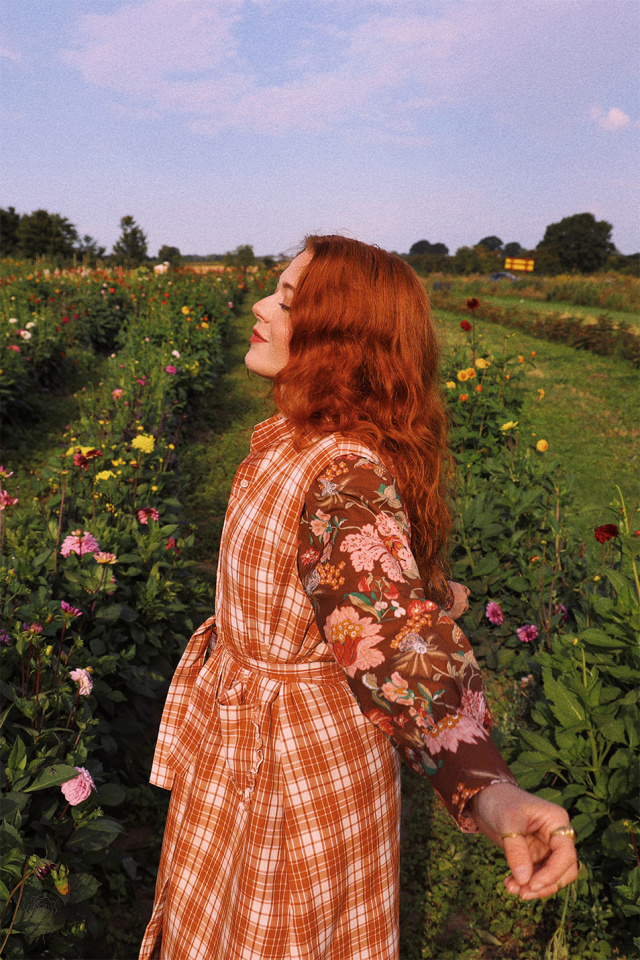 Cheerful Spring Pinafore Dress 