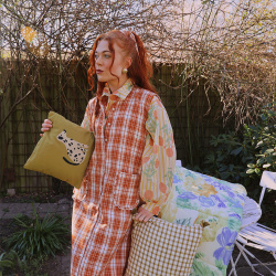 Cheerful Spring Pinafore Dress 