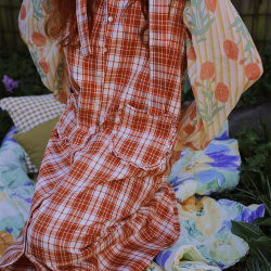 Cheerful Spring Pinafore Dress 