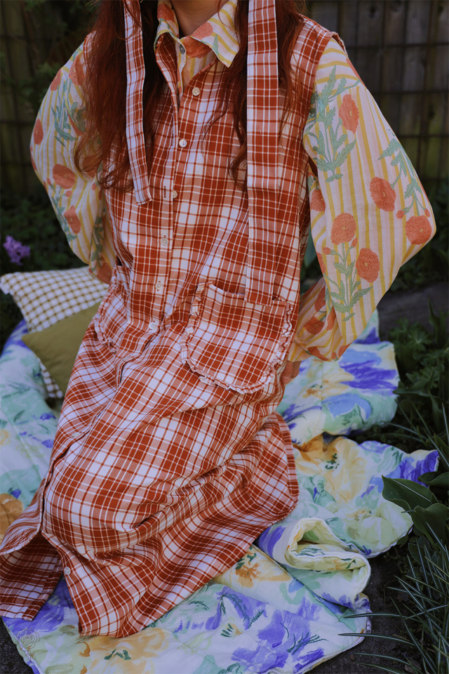 Cheerful Spring Pinafore Dress 