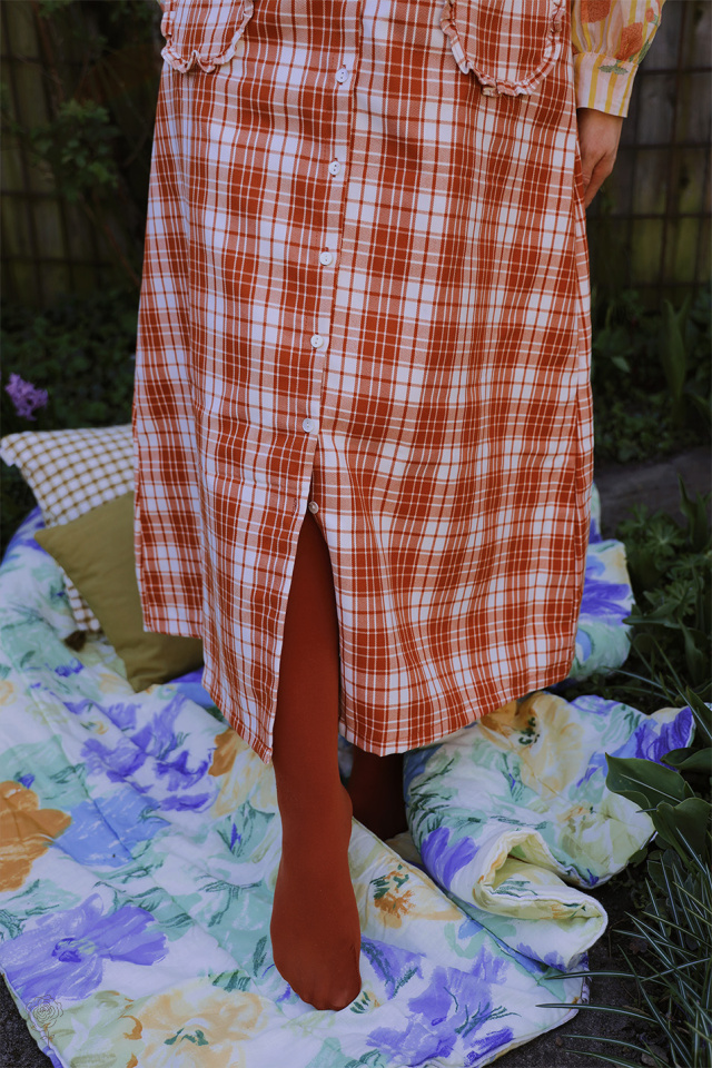 Cheerful Spring Pinafore Dress 