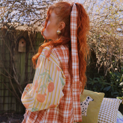 Cheerful Spring Pinafore Dress 