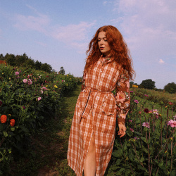 Cheerful Spring Pinafore Dress 