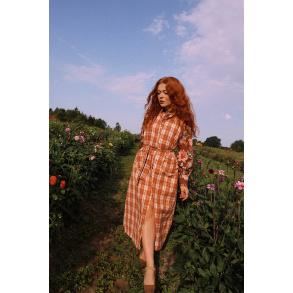 Cheerful Spring Pinafore Dress 