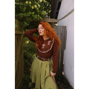 Chocolate Rose Sweater 