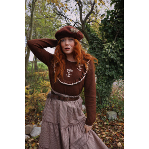 Chocolate Rose Sweater 