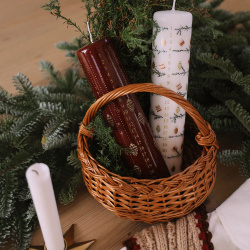 Count Down to Christmas Candles Set 