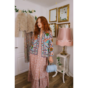 Autumn Flowers Cotton Jacket 