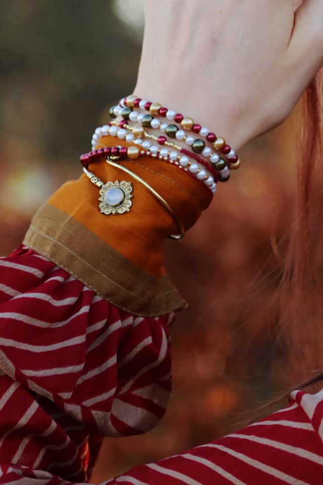 Damara Brass Bracelet - 5 Colours 