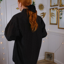 Dark Brown Comfy Mens Shirt | Mens L