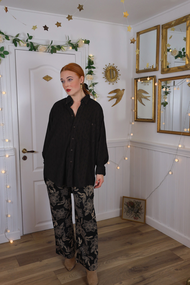 Dark Brown Comfy Mens Shirt | Mens L