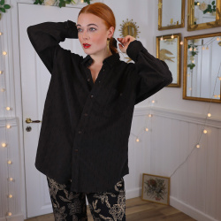 Dark Brown Comfy Mens Shirt | Mens L