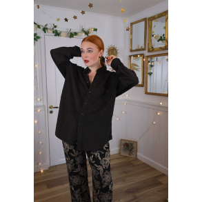 Dark Brown Comfy Mens Shirt | Mens L