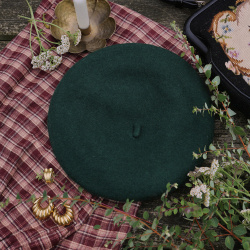 French Kiss Forest Green Beret