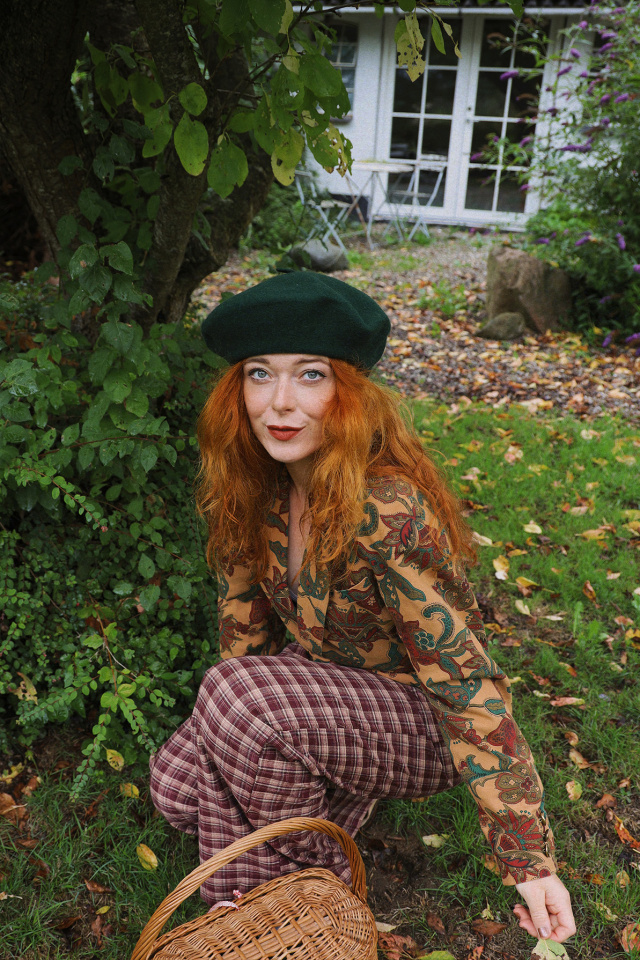 French Kiss Forest Green Beret