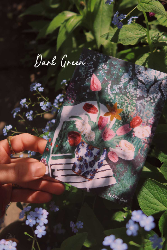 Spring Tulips Postcards - By Elise Buch 