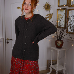 Soft Brown Vintage Cardigan | S