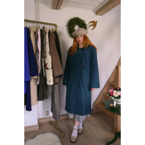 Petroleums Blue Vintage Trenchcoat | M