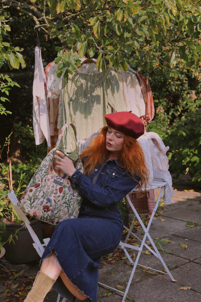 Dark Denim Midi Dress