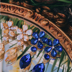 Flower Diamond Earrings