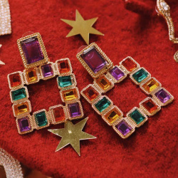 Disco Diamond Earrings 