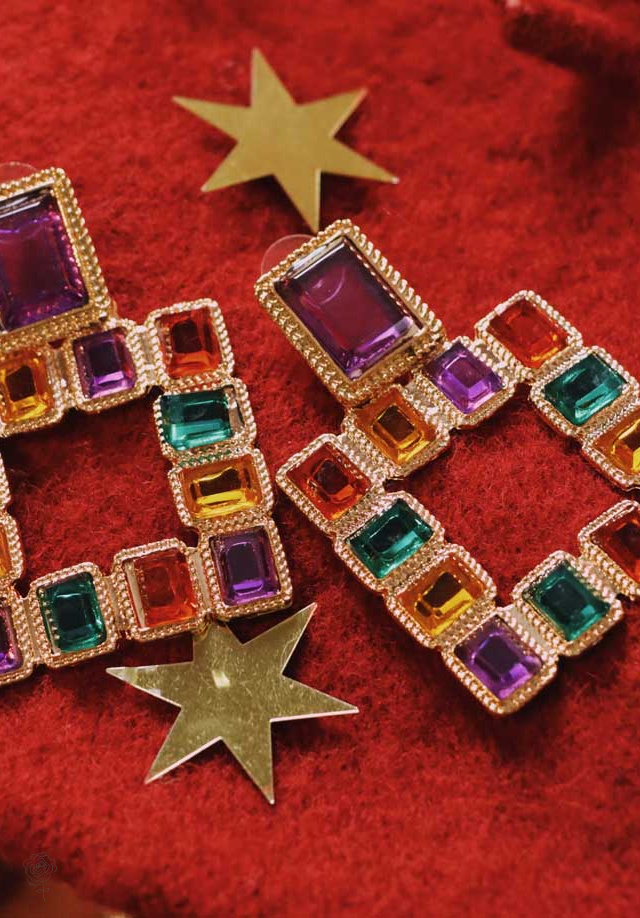 Disco Diamond Earrings 