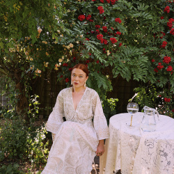 Dreamtide Golden Paisley Dress | S-L