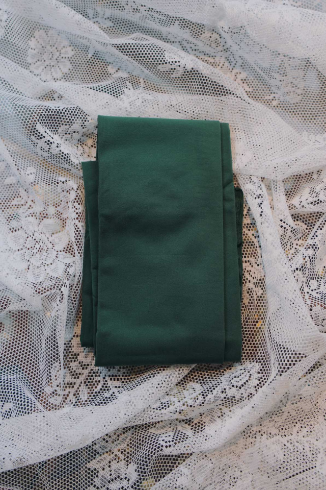 Bottle Green Happy Tights