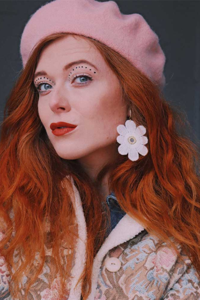 French Kiss Dusty Pink Beret 