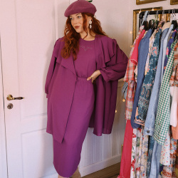 Dusty Plum 80's Vintage Set | XXL