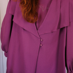 Dusty Plum 80's Vintage Set | XXL