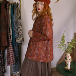 Stunning Brown Vintage Skirt | XS