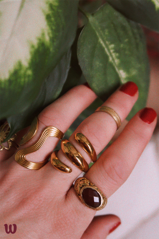 Good Vibe Spirals Ring 