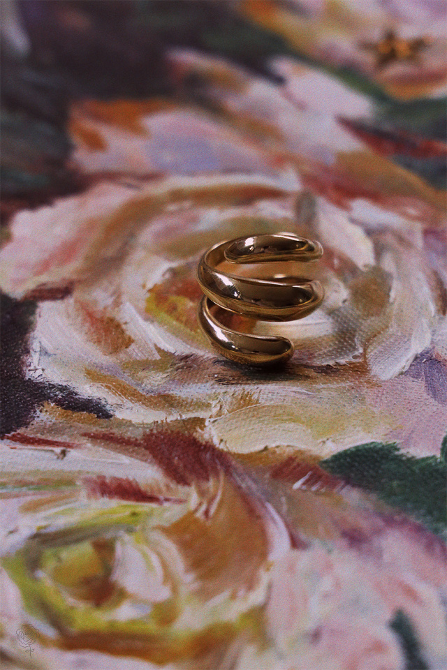 Good Vibe Spirals Ring 