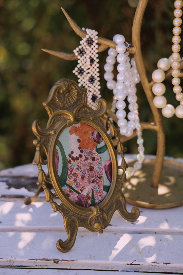 Romantic Brass Vintage Frame 