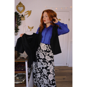 BATCH | Elegantly Blue Set w. Earrings | S/M