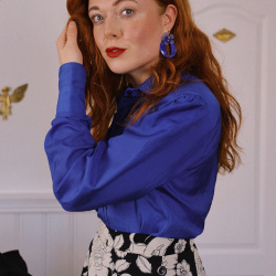 BATCH | Elegantly Blue Set w. Earrings | S/M