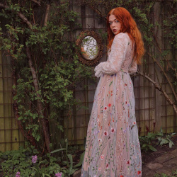 ワンピース maisonmarble Enchanted Bloom Dress Enchanted Bloom Maxi Dress - Catalog - Bohemian Wonders