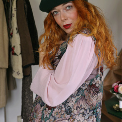 Floral Brocade Vintage Waistcoat | L