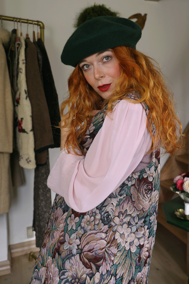 Floral Brocade Vintage Waistcoat | L